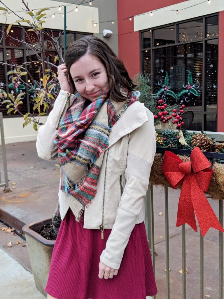 An Origin Story, A Festive Outfit, and A Blog Linkup – Graceful Rags