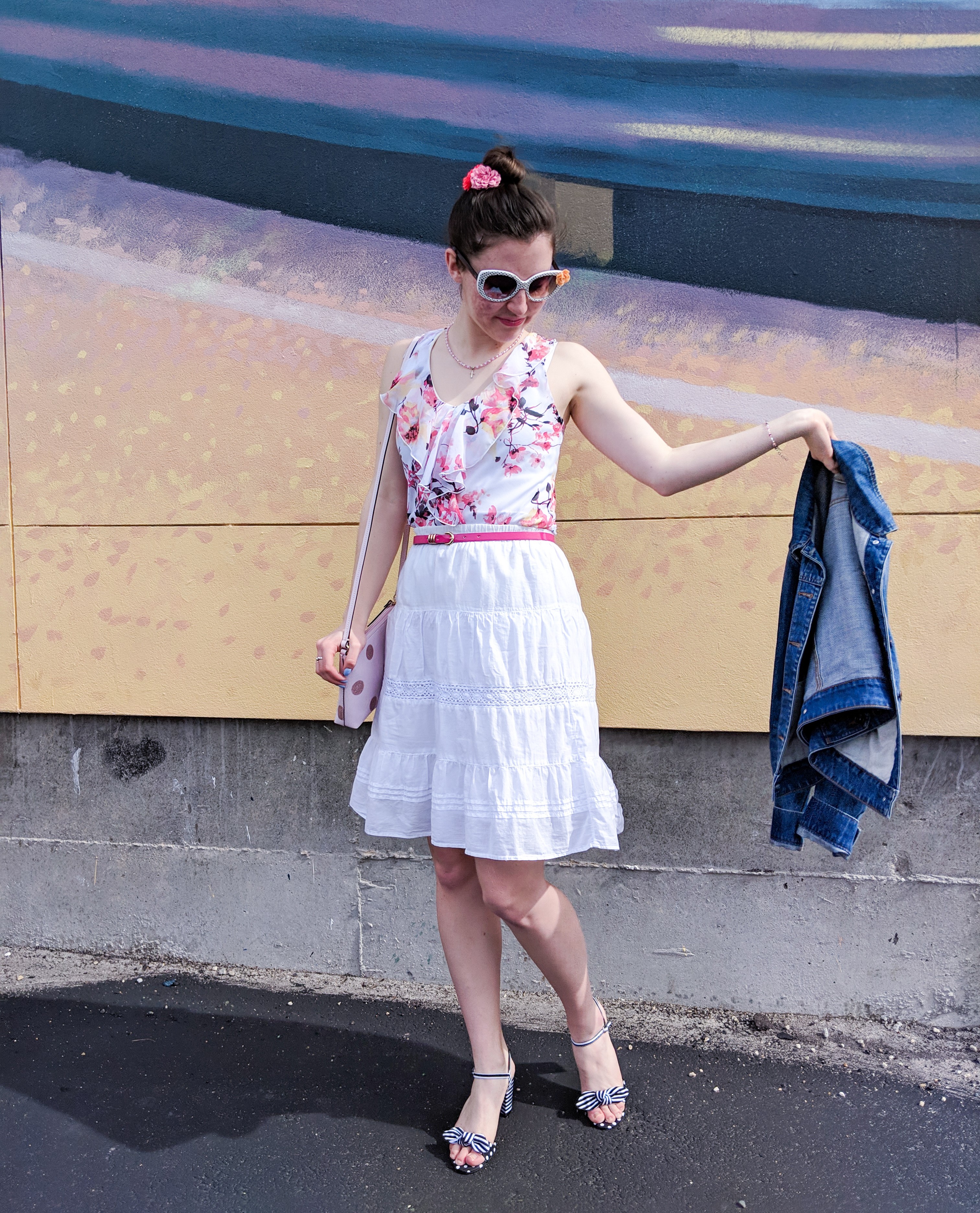 spring outfit, Easter outfit, florals for spring