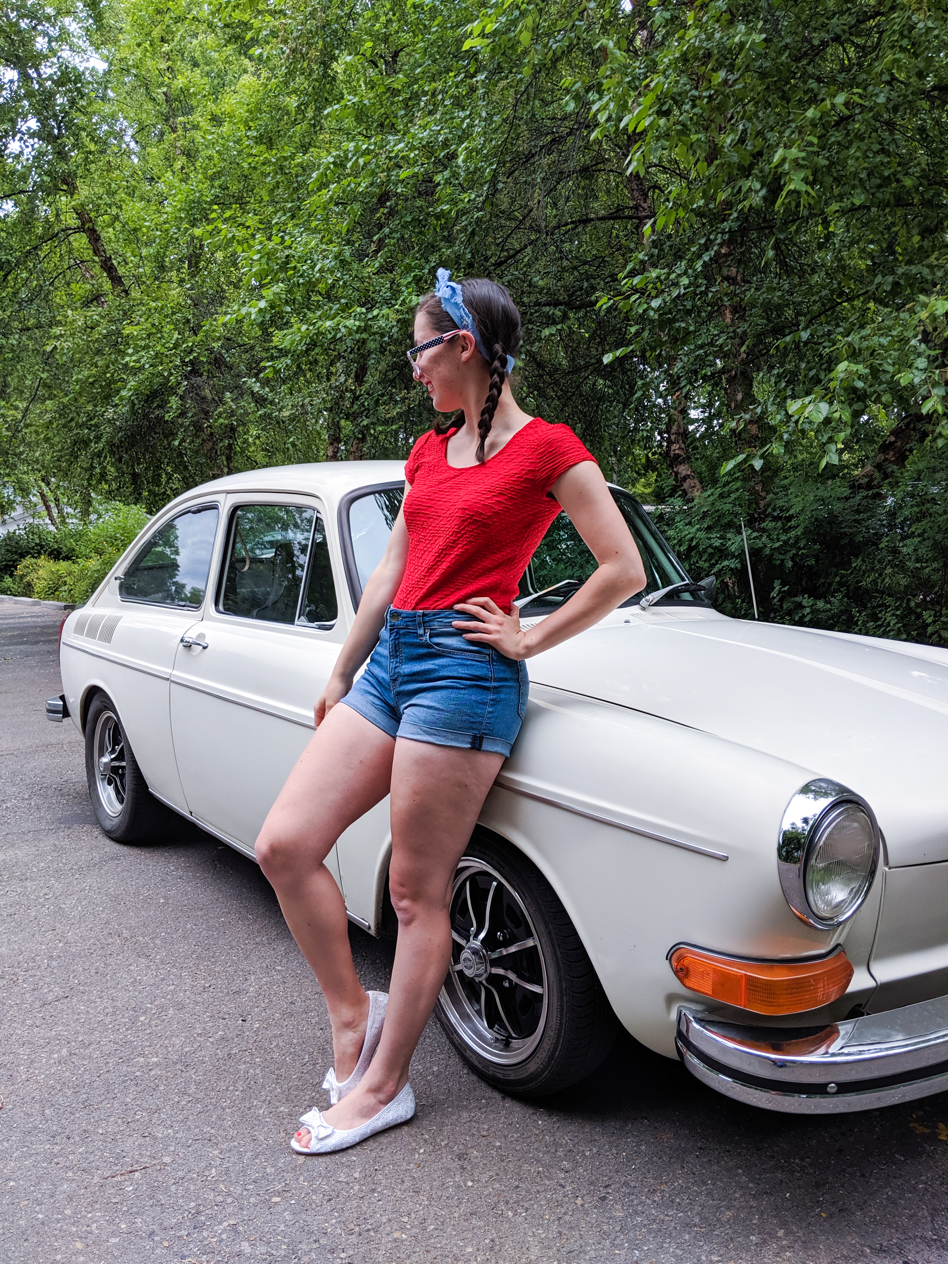 retro outfit, 4th of July inspiration