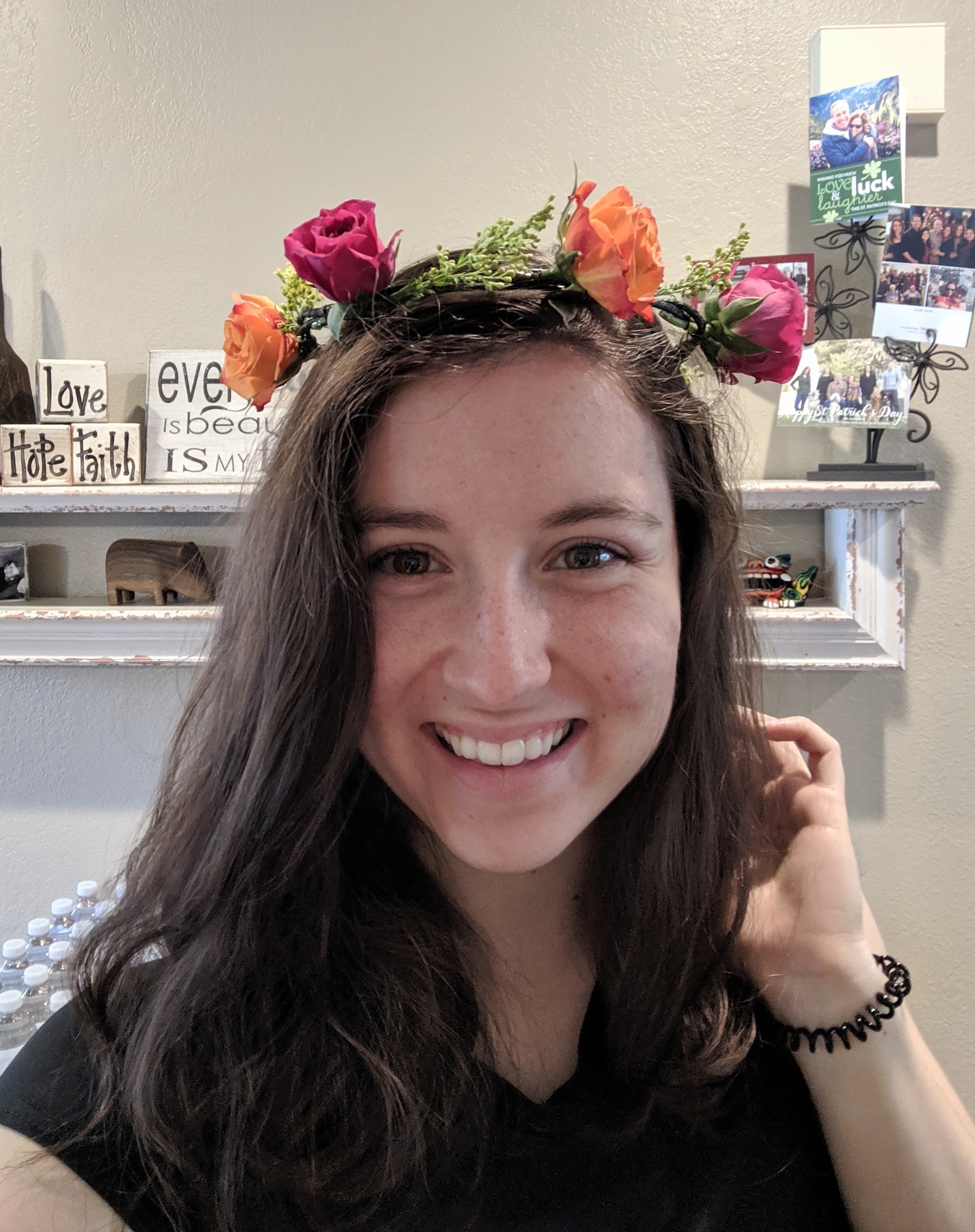 Flower crown, roses, hair accessories, flower headband, living flower c