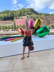 Orange, complementary colors, Guggenheim museum, Bilbao, Spanish fashion