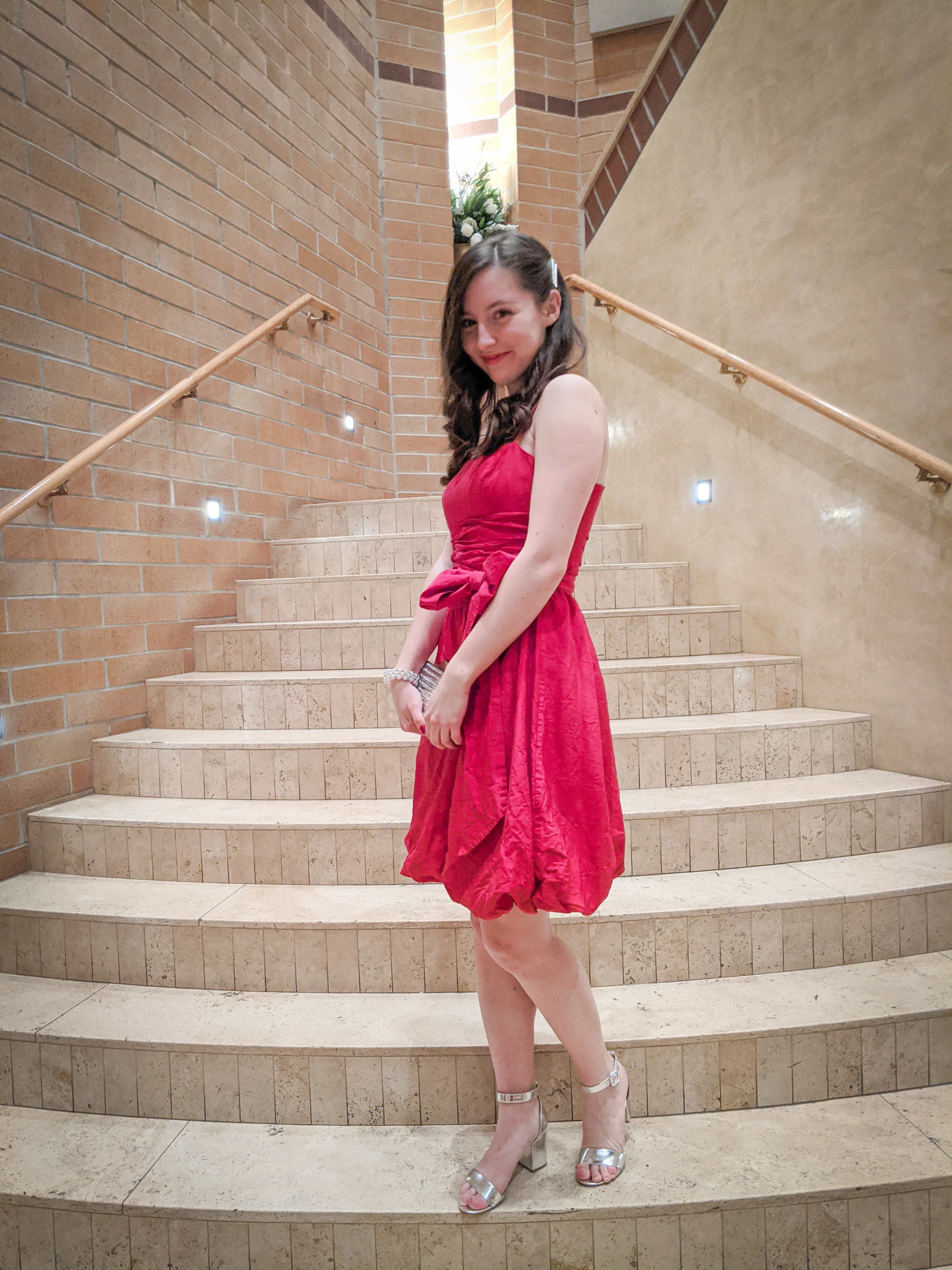 red dress, bow dress, Valentine's Day activities