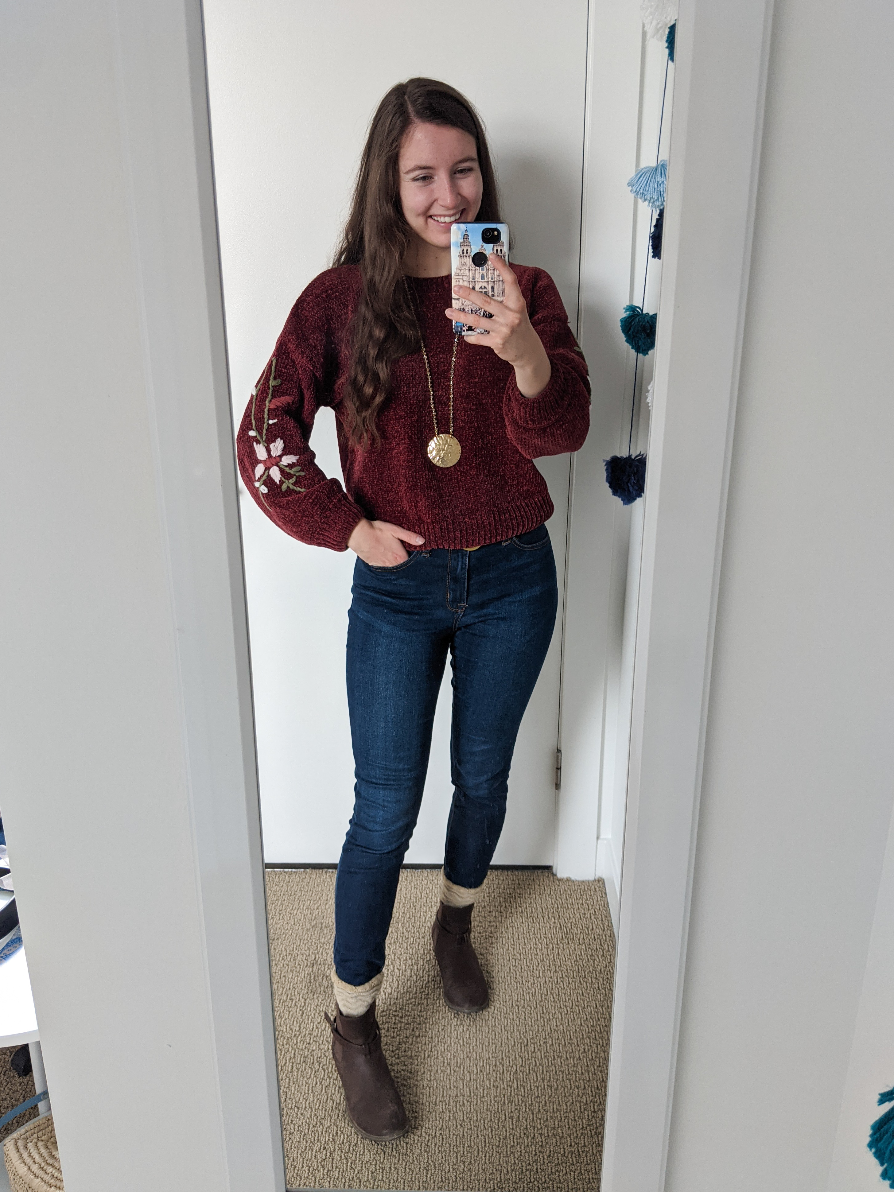 maroon-sweater-skinny-jeans-fall-style-fall-fashion-sweater-weather