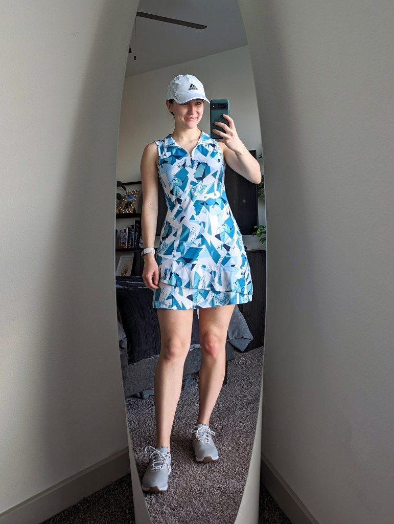 golf dress tennis blue print amazon fashion golfing outfit